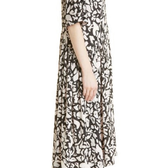 Stine Goya | Hunter Dress | Midi Medium Abstract Lined Art To Wear Black $350 - Picture 1 of 16